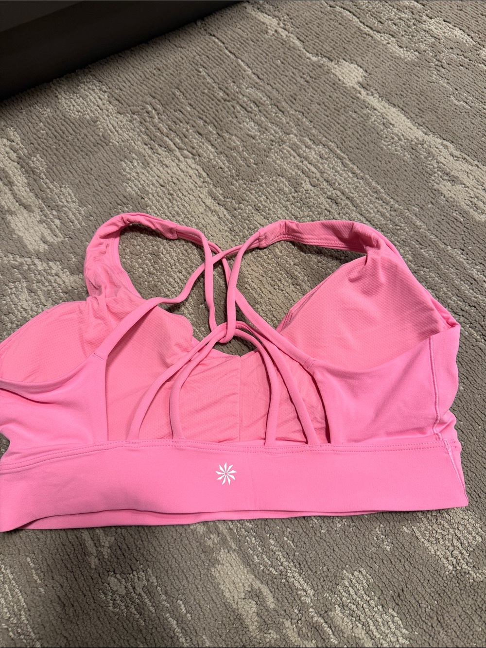 Athleta Pink Multi-Strap Sports Bra